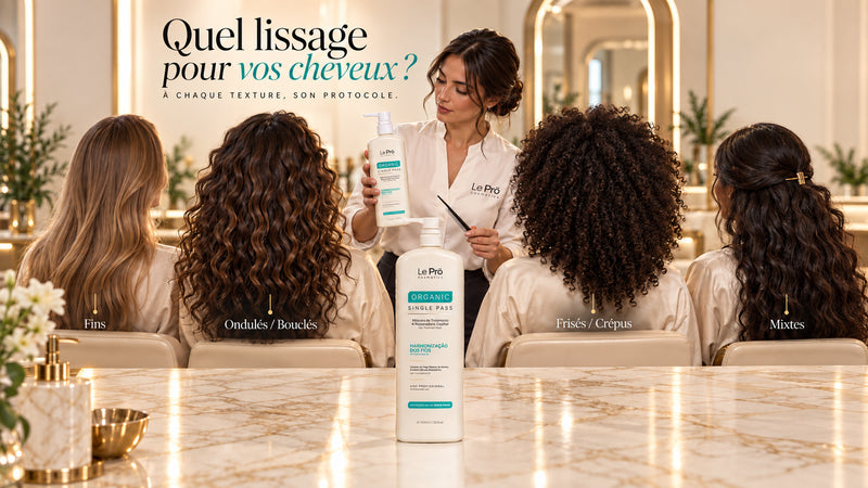Quel lissage choisir selon votre texture de cheveux