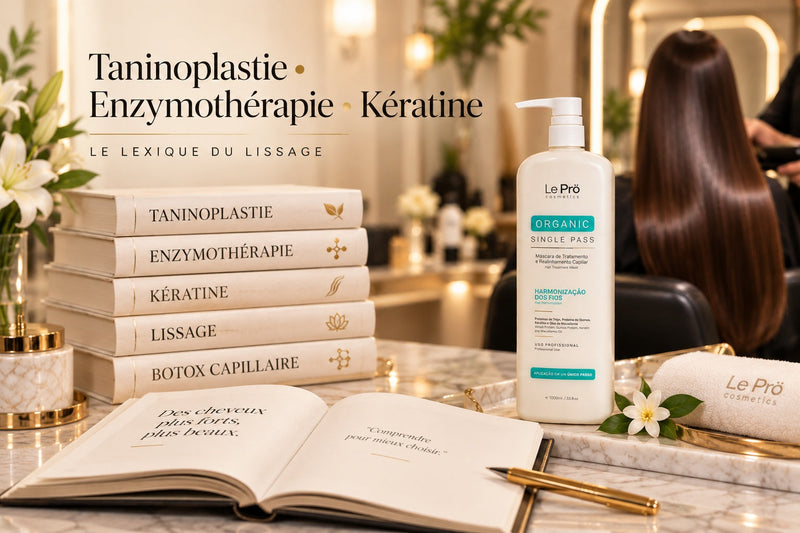Taninoplastie, enzymothérapie, kératine : le lexique du lissage décodé
